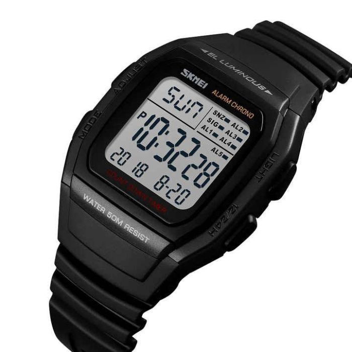 Чоловічий наручний годинник SKMEI 1278BK BLACK