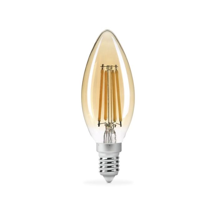 LED лампа TITANUM Filament C37 4W E14 2200K бронза