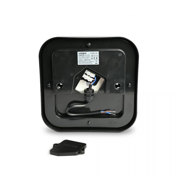LED светильник ART IP65 квадратный VIDEX 15W 5000K Black
