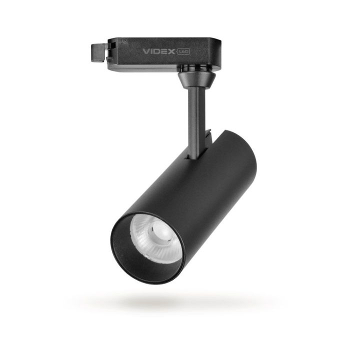 LED світильник трековий VIDEX 10W 4100K чорний