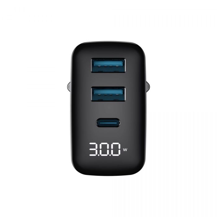 Зарядний пристрій HAVIT UCLE001 GaN 30W 2хUSB-A+USB-C