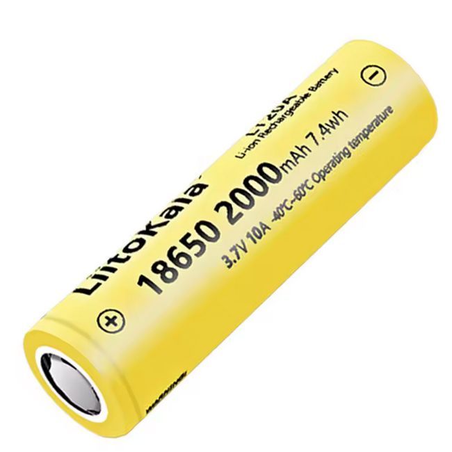 Акумулятор 18650, LiitoKala LT20A, 2000mAh