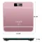 Ваги для підлоги 2017D ISCALE,180кг (0,1кг), температура Pink
