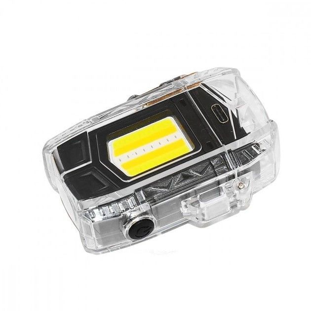 Акумуляторний LED-ліхтарик D48-1 з запальничкою (Чорний)