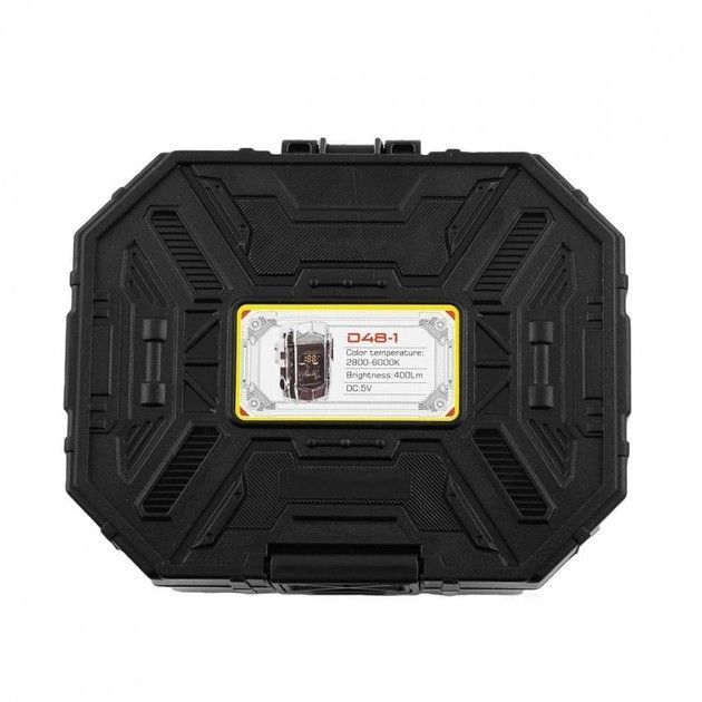Акумуляторний LED-ліхтарик D48-1 з запальничкою (Чорний)