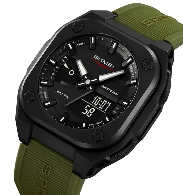Часы наручные мужские SKMEI 2328AG Army Green