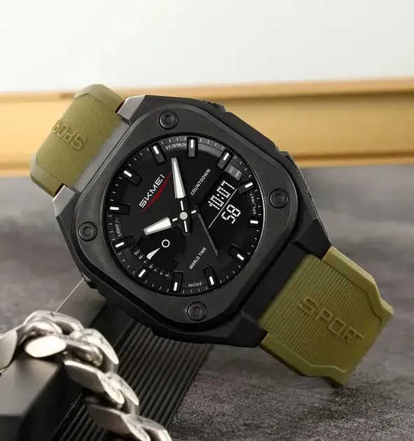 Часы наручные мужские SKMEI 2328AG Army Green