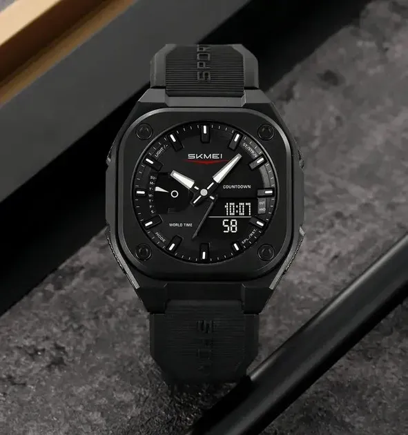 Годинник наручний чоловічий SKMEI 2328BK Black