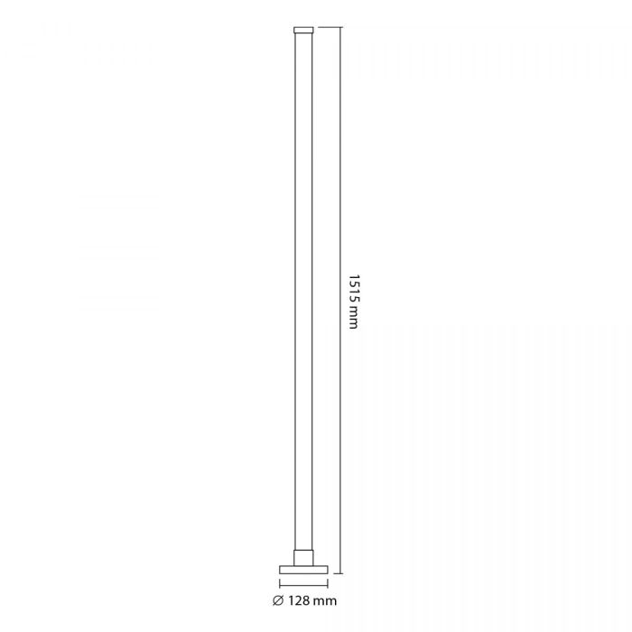 LED лампа підлогова VIDEX TF20 RGB 10W
