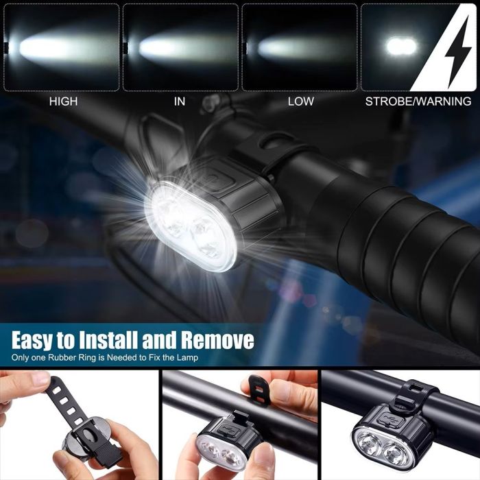 Велокомплект ZH-078-2LED