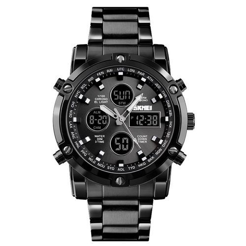 Годинник наручний чоловічий SKMEI 1389 (Black)