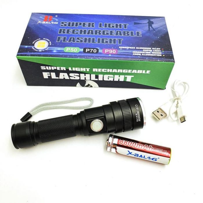 Ручний акумуляторний ліхтар Bailong BL-611-P50