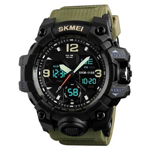 Годинник наручний чоловічий SKMEI 1155 Khaki