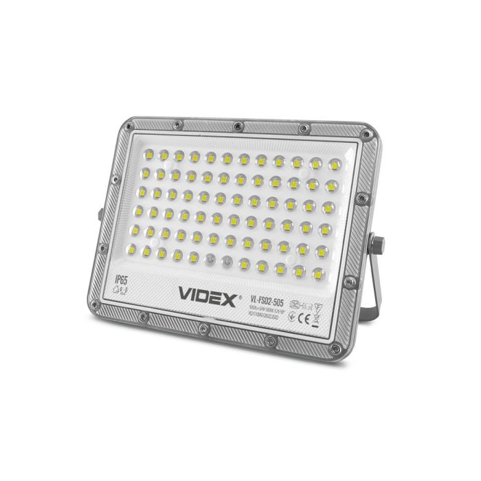 LED прожектор автономний VIDEX 1000LM 5000K 3.2V