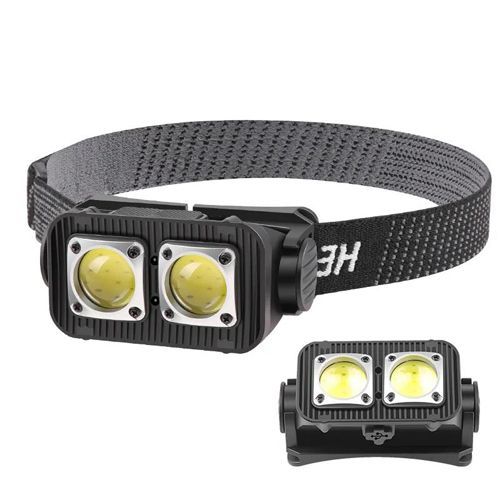 Ліхтар налобний K372/L-31-2COB(white+red)