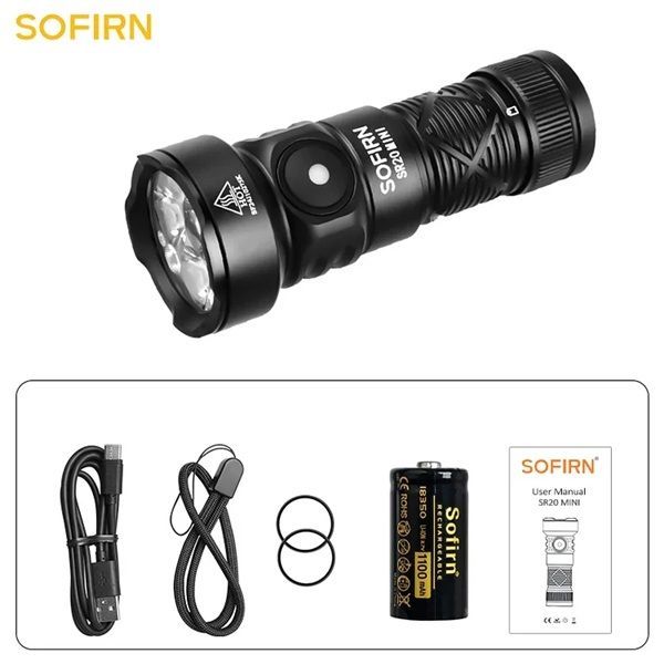 Кишеньковий ліхтарик із червоним світлом Sofirn SR20 Mini 1200Lm 5700K