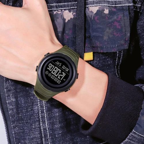 Чоловічий годинник Skmei 1674AGBK Army Green-Black