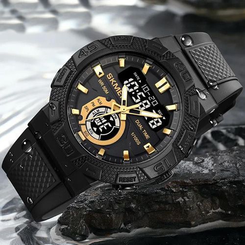 Чоловічий годинник Skmei 1881GDBK Black-Gold