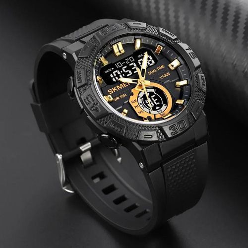 Чоловічий годинник Skmei 1881GDBK Black-Gold