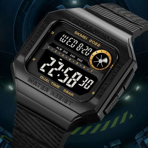 Чоловічий годинник Skmei 2022GDBK Black-Gold