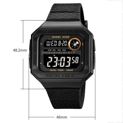 Чоловічий годинник Skmei 2022GDBK Black-Gold