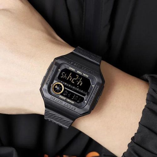 Чоловічий годинник Skmei 2022GDBK Black-Gold