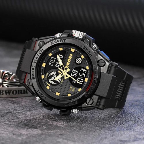 Чоловічий годинник Skmei 2031BKGD Black-Gold