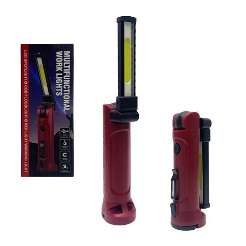 Ліхтарик WORKLIGHT-71-XPE+COB(white+red)