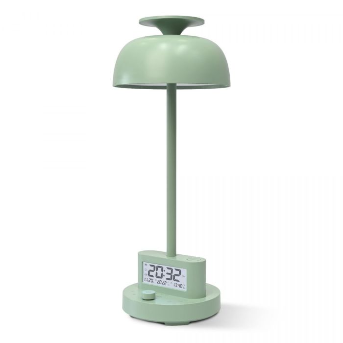 LED лампа настiльна з акумулятором VIDEX VL-TF24G 8W 4000K+RGB Green