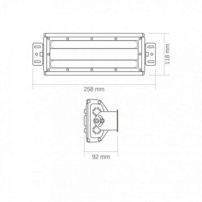 LED світильник висотний лінійний VIDEX HB022 50W 5000K 220V