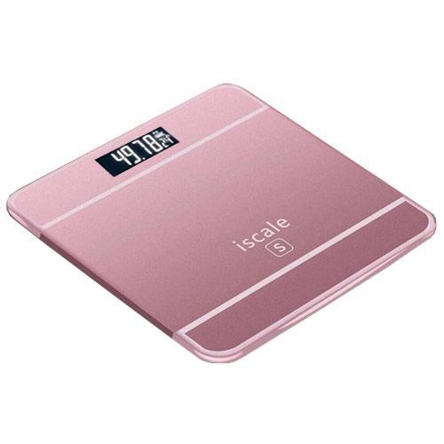 Ваги для підлоги 2017D ISCALE,180кг (0,1кг), температура Pink