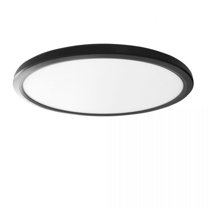 LED світильник з декоративною підсвіткою VIDEX DL5R 22W 3000K-4000K-5000K Black