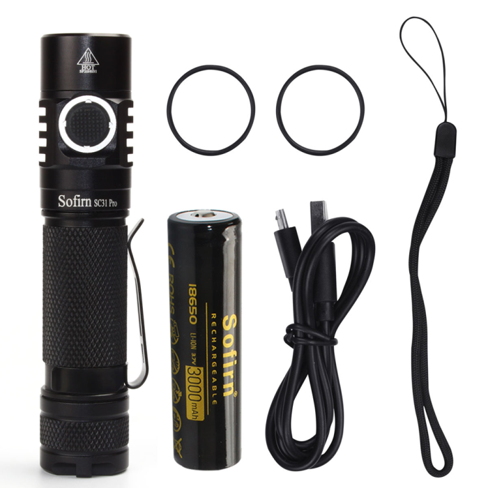 Портативний світлодіодний ліхтарик Sofirn SC31 pro 2000Lm 6000K