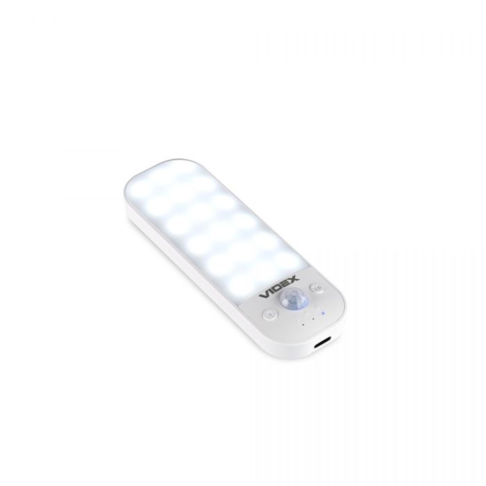 LED Світильник акумуляторний з датчиком руху VIDEX VL-NL014W-S