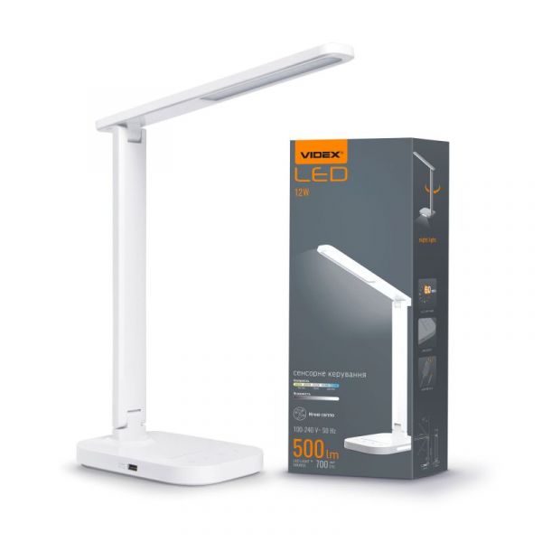LED лампа настiльна VIDEX TF12W 12W 3000-6500K
