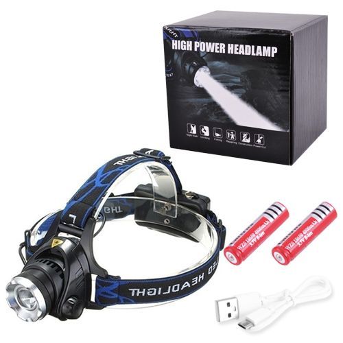 Ліхтарик налобний Bailong Police BL-6699-T6-USB