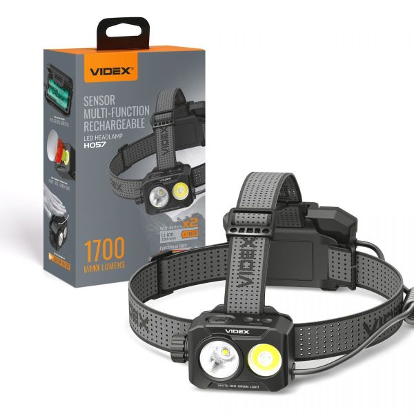 Налобний світлодіодний ліхтарик VIDEX VLF-H057 1700Lm 5000K