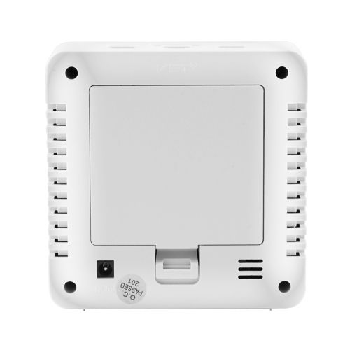 Настільний годинник з будильником VST-887Y-6 White