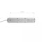 Мережевий подовжувач VIDEX ONCORD з/з 4п 3м (3x1.5мм) 3.4А USB(QC3.0) +USB-C(PD20W) з кнопкою White