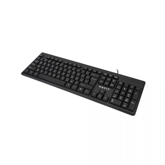 Дротова клавіатура HAVIT HV-KB2001 USB Black