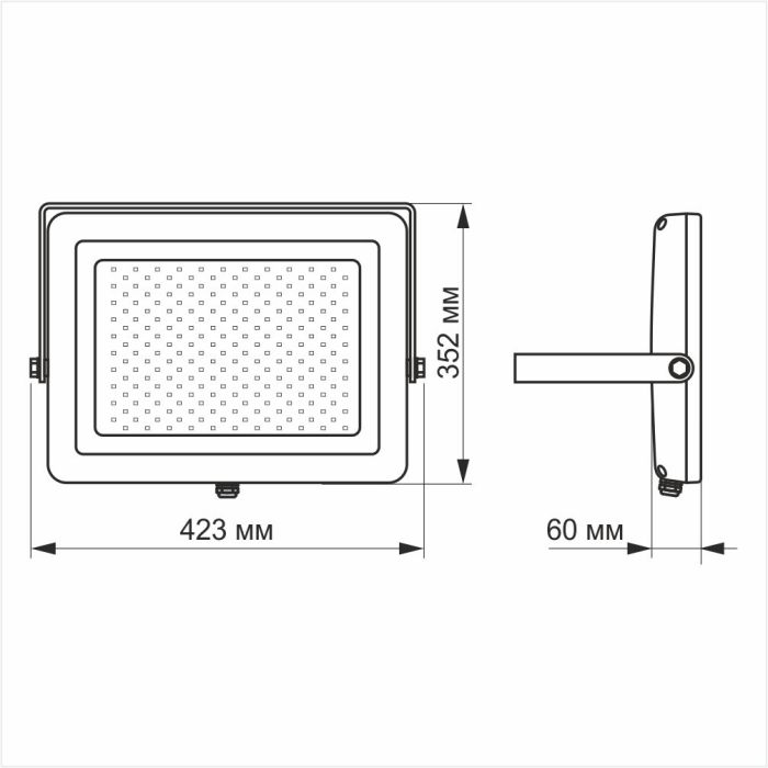 LED прожектор VIDEX PREMIUM 150W 5000K Білий