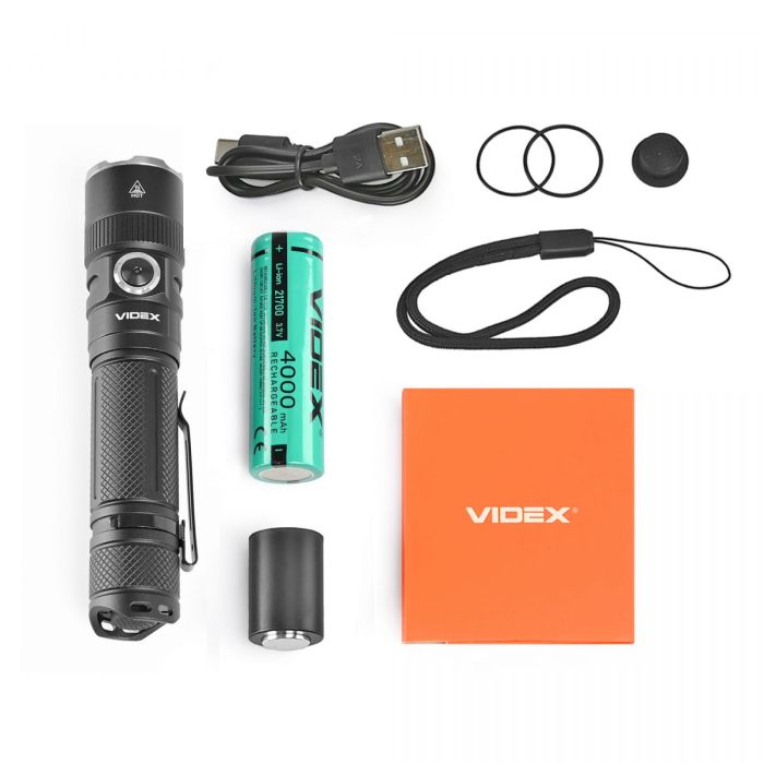 Портативний світлодіодний ліхтарик VIDEX VLF-A231Z 1500Lm 5000K