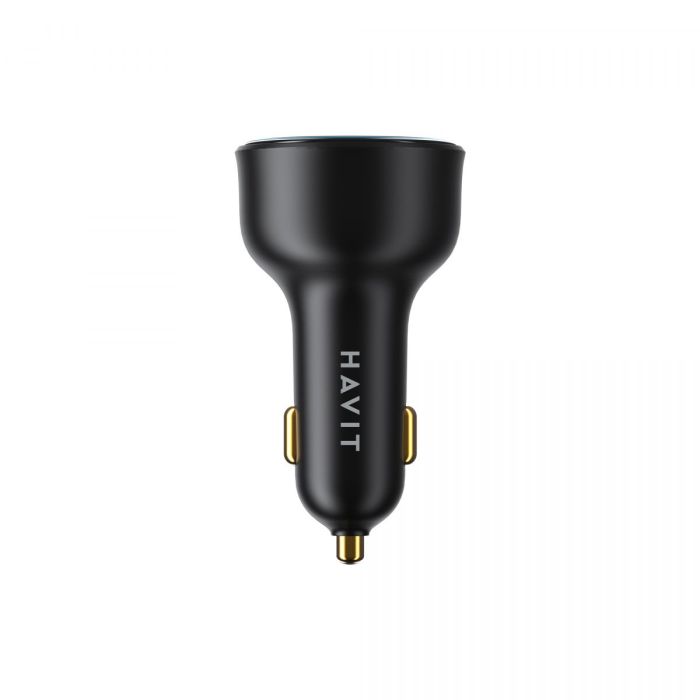 Автомобільний зарядний пристрій HAVIT HV-CC100W 100W USB+USB-C