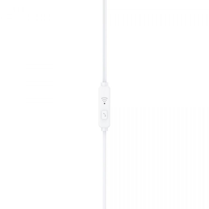 Вакуумні навушники з мікрофоном HAVIT HV-E330P White