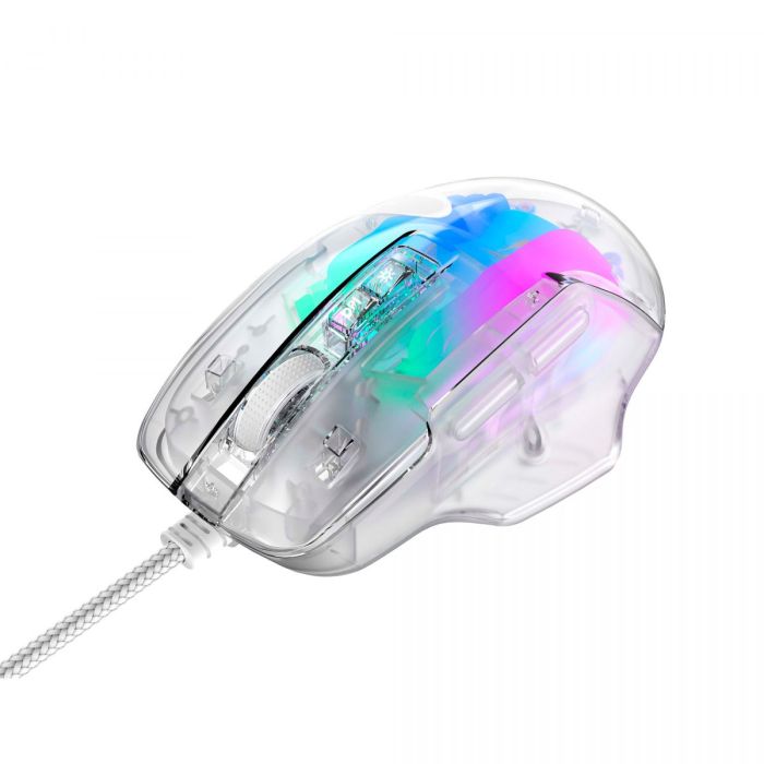 Ігрова миша дротова HAVIT HV-MS1011SE USB Transparent White