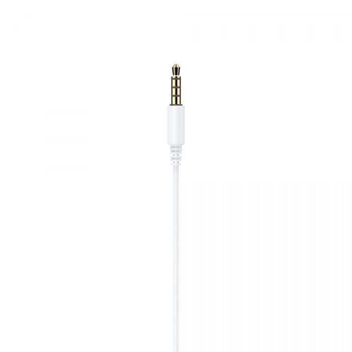 Вакуумні навушники з мікрофоном HAVIT HV-E330P White