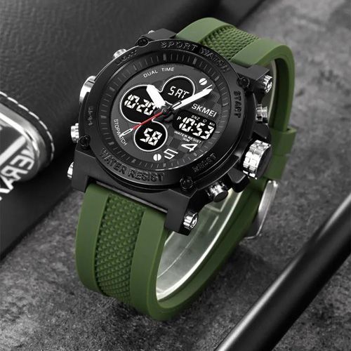 Чоловічий годинник Skmei 2065AG Army Green