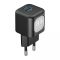 Зарядний пристрій HAVIT HV-UC230 GaN 33W USB-A+USB-C Black