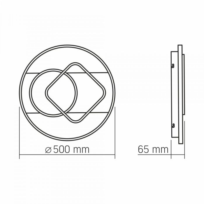 LED світильник функціональний VIDEX DECORA 50W VL-CLD-999-TT