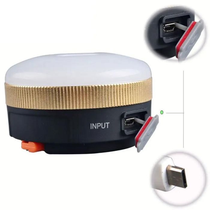 Ліхтар кемпінг YD-7-7SMD(white+red)